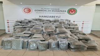 Edirne-Hamzabeyli Gümrük Kapısında yaklaşık 288 kilogram esrar cinsi uyuşturucu madde ele geçirildi