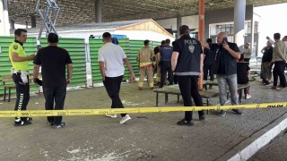 Edirne Otogarında tinerli boya yangını: 2 işçi yaralandı