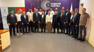 Edremit Ticaret Odası heyetinden AK Parti Genel Merkezine ziyaret