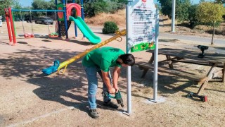Efeler Belediyesinden çocuk parklarında güvenlik mesaisi