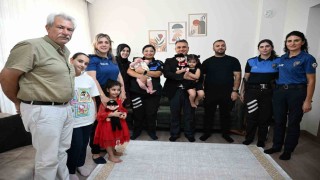 Elazığ İl Emniyet Müdürü Karan, gazi polisle bir araya geldi