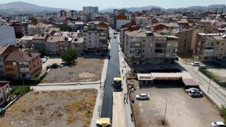 Elazığda 20 bin ton sıcak asfalt kullanılarak 12 kilometrelik alan yenilendi