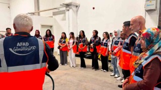 Elazığda AFAD gönüllülerine hafif arama ve kurtarma eğitimi