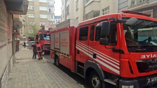 Elazığda çatı yangını ihbarı ekipleri alarma geçirdi