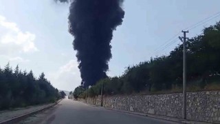 Elazığ'da fabrika yangını: Bölgeye çok sayıda ekip gönderildi