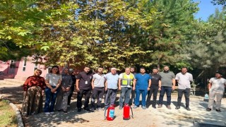 Elazığda yangın güvenliği eğitimi