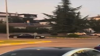 Elazığda yine aynı sürücü, otomobiliyle drift yaptı: O anlar kameraya yansıdı