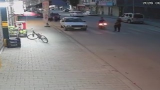 Elbistanda motosikletin çarptığı yaşlı adam yaralandı