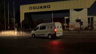 Elini iplik makinasına kaptıran işçinin 5 parmağı koptu