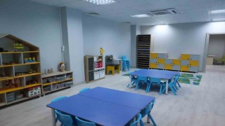 Elmalı kreş ve gündüz bakımevi açıldı