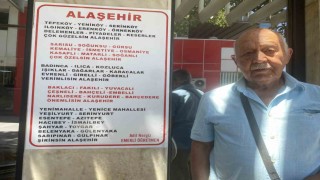 Emekli öğretmen, Alaşehirin 51 mahallesini şiirde buluşturdu