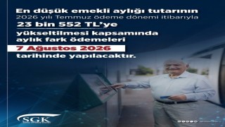 En düşük emekli aylığı fark ödemeleri 7 Ağustosta yapılacak