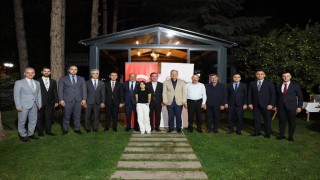 Erzincanda EBYÜ Rektörü Prof. Dr. Levent için veda programı düzenlendi