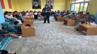 Erzincanda öğrencilere güvenlik eğitimi verildi