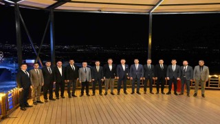 Erzincanda terfi eden emniyet müdürlerine rütbe ve plaket takdim edildi