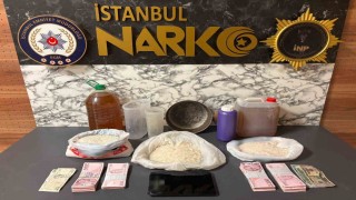Esenyurtta 13 kilo 550 gram uyuşturucu ele geçirildi