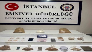 Esenyurtta düzenlenen operasyonda 7,5 kilo uyuşturucu geçirildi
