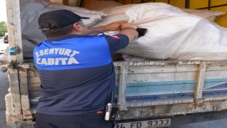 Esenyurtta kaçak döküme ceza yağdı
