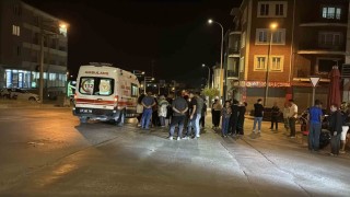 Eskişehirde motosikletin yayaya çarptığı kazada 2 kişi yaralandı