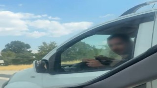 Eskişehirde trafikteki kavga kamerada