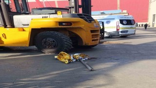 Forkliftin çarptığı adam hayatını kaybetti