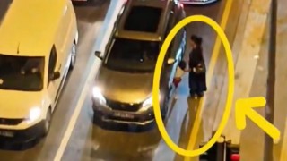 Gaziantepte dilencilik ve satıcılık yapanlara dron destekli zabıta müdahalesi