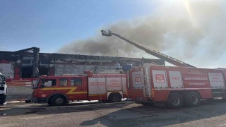 Gaziantepte fabrika yangını söndürüldü