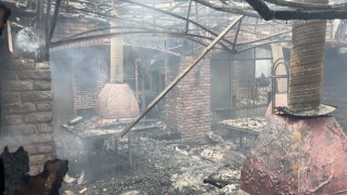 Gaziantepte restoran yangını söndürüldü