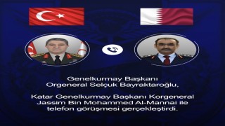 Genelkurmay Başkanı Bayraktaroğlu, Katarlı mevkidaşı Al-Mannai ile telefonda görüştü