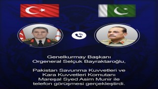Genelkurmay Başkanı Bayraktaroğlu, Pakistanlı mevkidaşı Munir ile telefonda görüştü