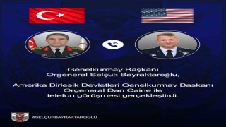 Genelkurmay Başkanı Orgeneral Bayraktaroğlu, ABDli mevkidaşı Caine ile görüştü