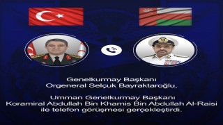 Genelkurmay Başkanı Orgeneral Bayraktaroğlu, Ummanlı mevkidaşı Al-Raisi ile görüştü