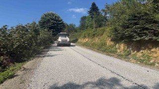Gölyaka Bakacakta yollar yenilendi
