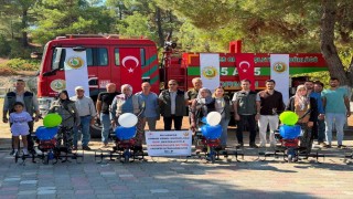 Gördeste kadın üreticilere yüzde 100 hibeli çapa motoru desteği