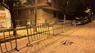 Güngörende 5 katlı binanın balkonu çöktü: Binanın çevresi bariyerle kapatıldı