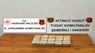 Hakkari-İran sınırında 7 kilo 720 gram eroin ele geçirildi