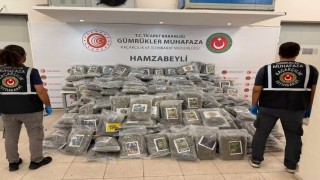 Hamzabeylide 287 kilo 910 gram esrar ele geçirildi