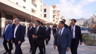 Hataydaki yeniden inşa çalışmaları havadan ve karadan incelendi