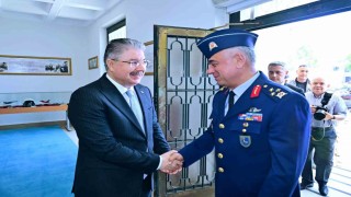 Hava Korgeneral Erdoğan Gürden Vali Dr. Erdinç Yılmaza ziyaret