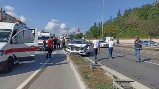 Havzada zincirleme trafik kazası: 2 yaralı