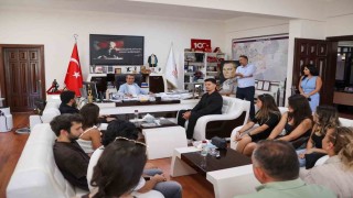 Hayallerine ulaşan gençler Başkan Yetişkin ile buluştu