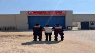 Hırsızlık suçundan hapis cezası ile aranan şahsı jandarma yakaladı