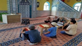 Hisarcık Saklar köyünde Yaz Kuran Kursu Kapanış Programı düzenlendi