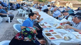 Hisarcık Şeyhçakır köyünde geleneksel hayır yemeği düzenlendi