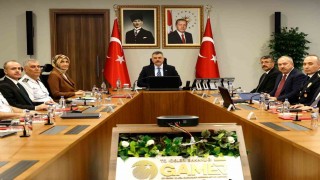 İçişleri Bakanı Mustafa Çiftçi, ‘Kaçakçılık ve Organize Suçlarla Mücadele Güvenlik Toplantısına başkanlık etti