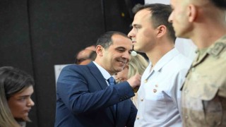 Iğdır'da jandarma personeline rütbe terfisi