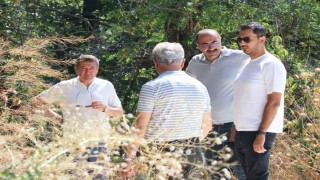 İl Müdürü Şimşekten okulun yeni spor alanı projesine inceleme