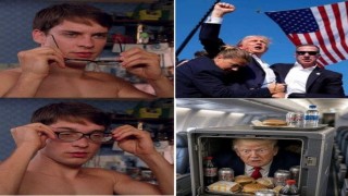 İran Trump'ın ikram aracıyla gizlice uçak değiştirmesini tiye aldı