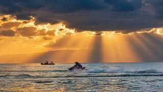 İznik Gölünde adrenalin zirve yaptı