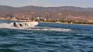 İznik Gölünde tekneden düşen 3 kişiden biri yaralandı